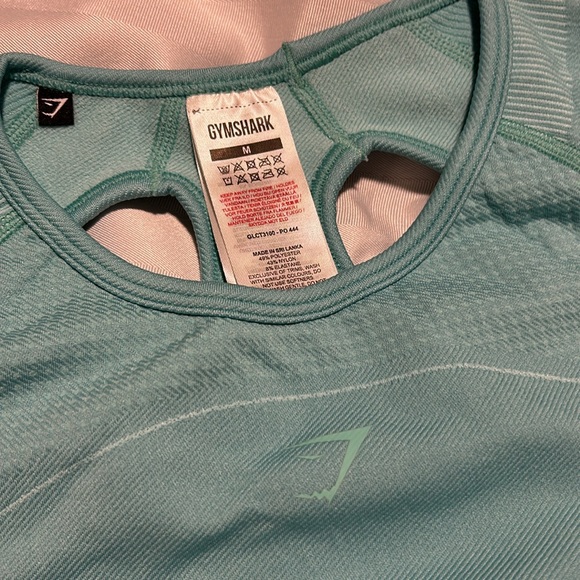 Gymshark teal crop top - Picture 2 of 3